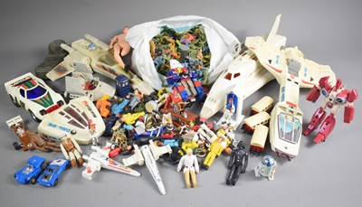 Lot 321 - A group of vintage toys to include a Fisher...