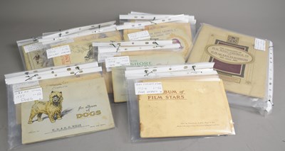 Lot 294 - A collection of cigarette cards in various...