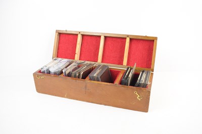 Lot 235 - A collection of photographic lantern slides,...