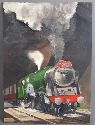 Lot 378 - D. Howells (20th century): An oil on board...