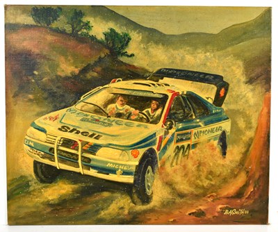 Lot 379 - B.A Smith (20th century): An oil on board...
