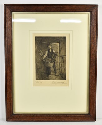 Lot 381 - An early 20th century etching by Charles...