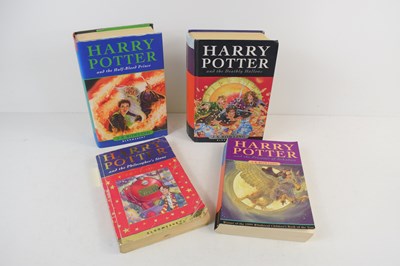 Lot 298 - Harry Potter by JK Rowling, four books: First...
