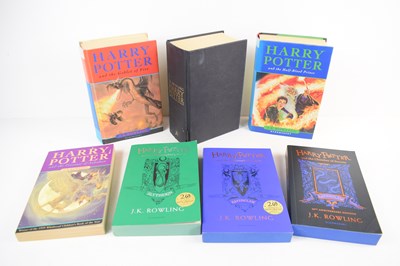 Lot 301 - Harry Potter by JK Rowling, eight books: First...
