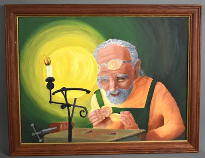 Lot 414 - Rose Marie Safrumski? (20th century): An oil...
