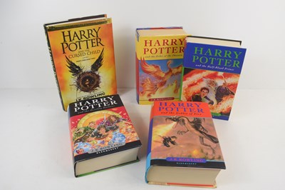 Lot 299 - Harry Potter by JK Rowling, four books to...