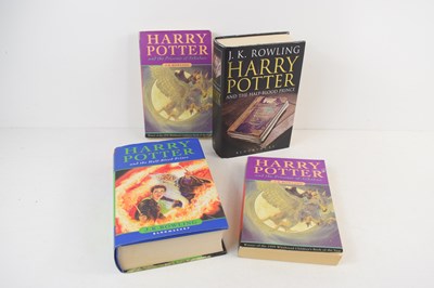 Lot 296 - Harry Potter by JK Rowling, four books to...