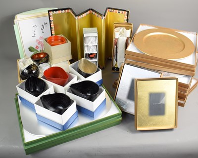 Lot 30 - A large selection of Japanese tablewares,...