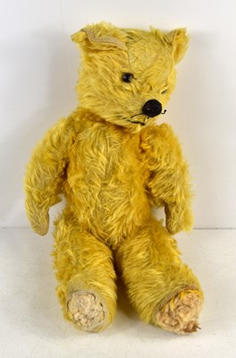 Lot 306 - A vintage mohair teddy bear, with growler  and...