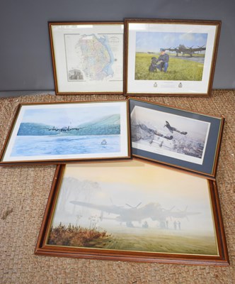 Lot 390 - A group of military related prints to include...