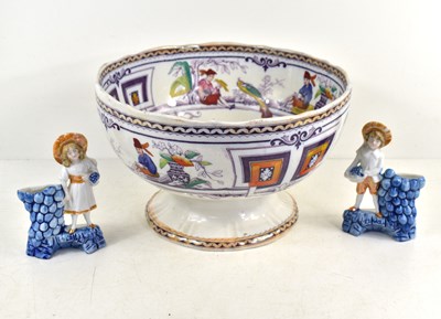 Lot 50 - A 19th century punch bowl in the Singapore...