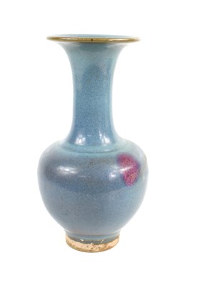 Lot 2 - A Yao Jun Song Dynasty kiln vase, stoneware,...