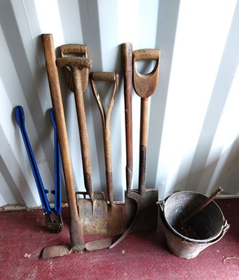 Lot 313 - A WWII era Lucas spade dated 1939 together...