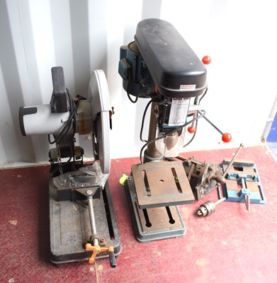 Lot 318 - A Clarke bench drill together with an...
