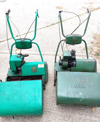 Lot 315 - Two vintage Atco petrol cylinder lawnmowers to...