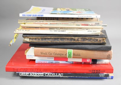 Lot 287 - A group of motor vehicle related books and...