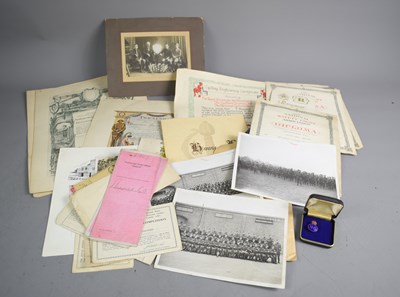 Lot 280 - A group of printed ephemera to include RAF...