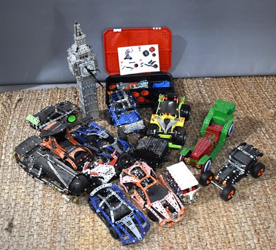 Lot 317 - A group of Meccano radio controlled cars...