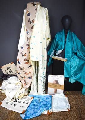 Lot 37 - Six Japanese Kimonos, with original packaging,...