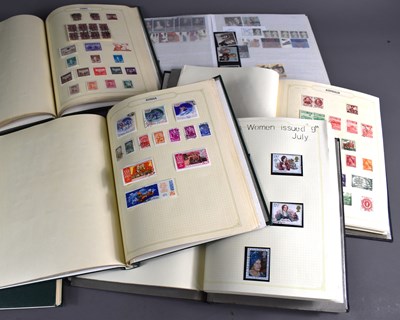 Lot 186 - A group of six albums containing Victorian and...