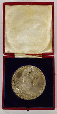 Lot 157 - An Edward VII Coronation 1902 silver medal, 85....