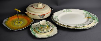Lot 58 - A group of 1920s pottery, to include Royal...
