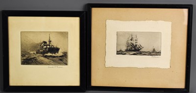 Lot 404 - Frank Henry Mason (1876-1965): two etchings...
