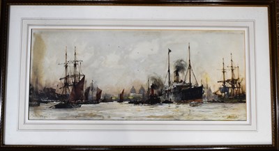Lot 427 - Charles Dixon (19th century): Above Greenwich,...