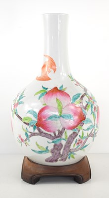 Lot 15 - A 19th century Chinese bottle form vase,...