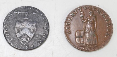 Lot 144 - A USA, Talbot, Allum & Lee One Cent Token 1795,...