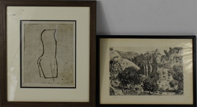 Lot 363 - Anthony Gross (20th century): Chasteau Correze,...