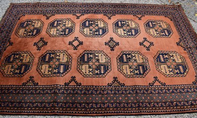 Lot 359 - An antique Middle Eastern wool rug, with...