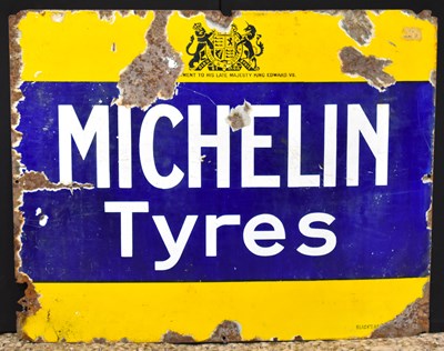 Lot 52 - Enamel Signs: An early Michelin Tyres...