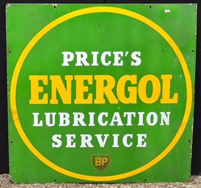 Lot 29 - Enamel Signs: A vintage Price's "Energol"...