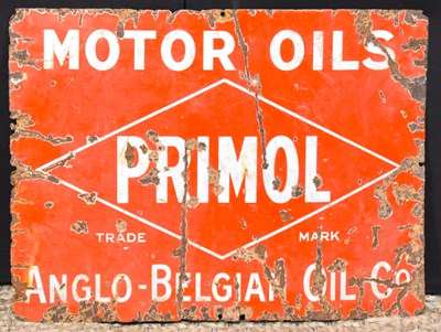 Lot 30 - Enamel Signs: A vintage Anglo-Belgian Oil Co...