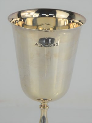Lot 24 - A silver, commemorative goblet for Queen...