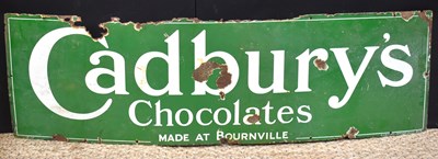Lot 14 - Enamel Signs: A vintage 'Cadbury's Chocolates'...