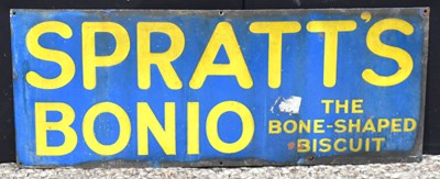 Lot 16 - Enamel Signs: A vintage 'Spratt's Bonio' Bone...