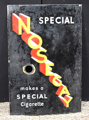 Lot 89 - Enamel Signs: A vintage 'Nosegay Makes a...