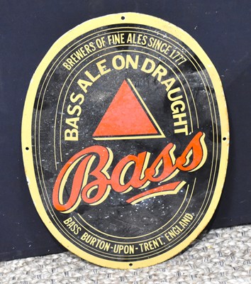 Lot 77 - Enamel Signs: A vintage ' Bass Ale on Draught'...