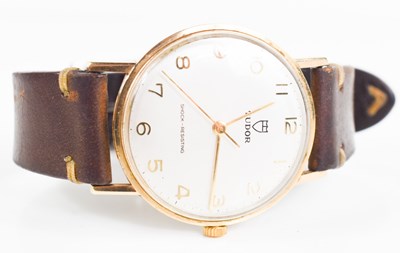 Lot 283 - A Tudor 9ct gold wristwatch, with presentation...