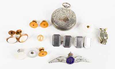 Lot 259 - A Victorian silver ladies pocket watch, a pair...