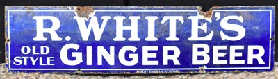 Lot 84 - Enamel Signs: A vintage 'R. White's Old Style...