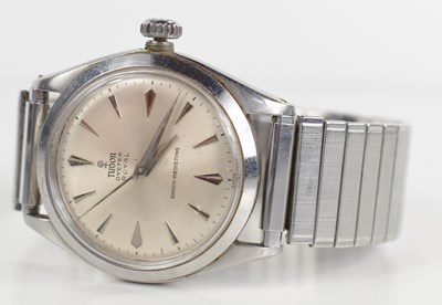 Lot 295 - A Tudor Oyster Rolex Stainless steel...