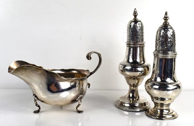 Lot 327 - A group of silver to include two Georgian...