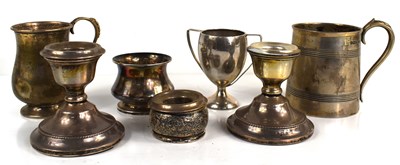 Lot 359 - A group of silver to include two small...