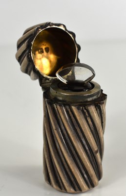 Lot 313 - A Victorian silver scent bottle by Sampson...