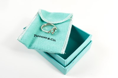 Lot 73 - A A Tiffany & Co. Elsa Peretti heart form ring,...