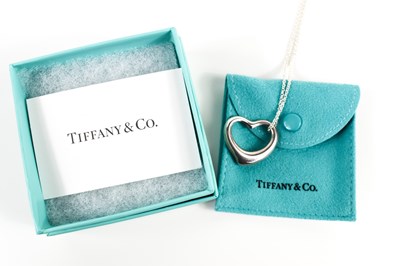 Lot 81 - A Tiffany & Co. Elsa Peretti silver pendant...