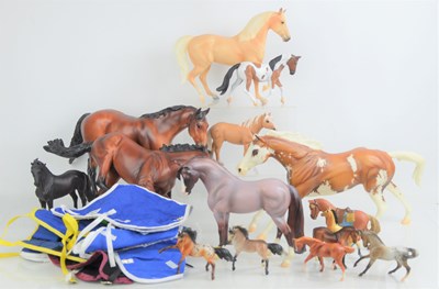 Lot 85 - A collection of Breyer Reeves model horses of...